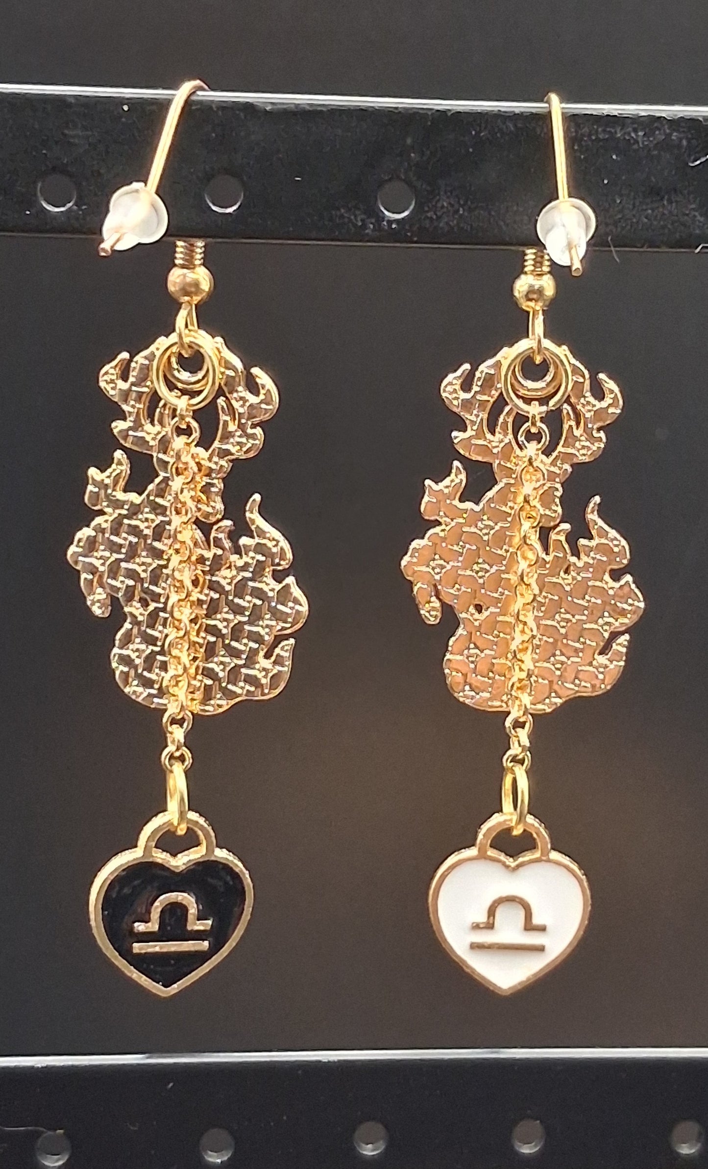 Celestial Deer Libra Earrings