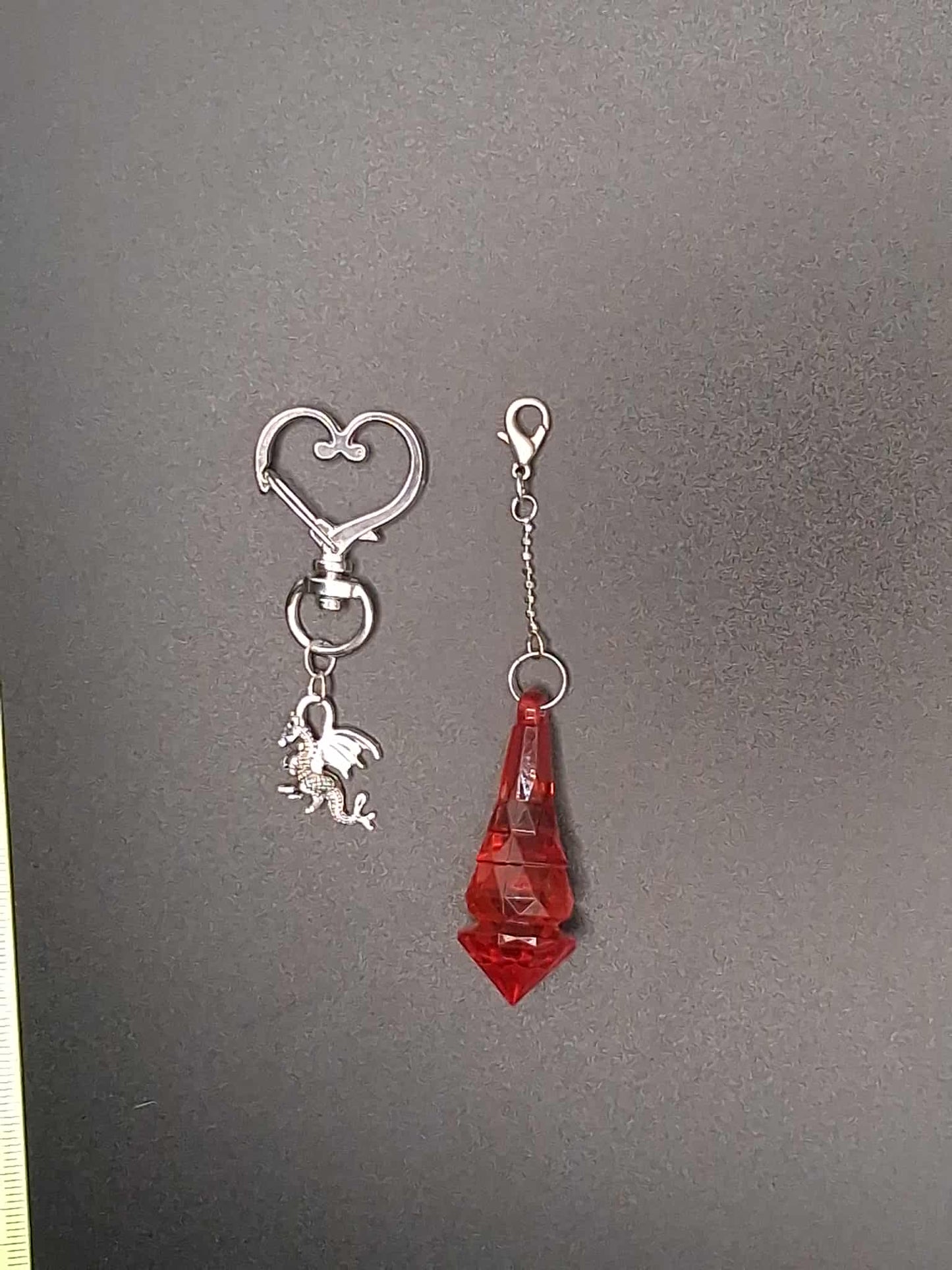 Dragons blood Crystal Dragon Keychain