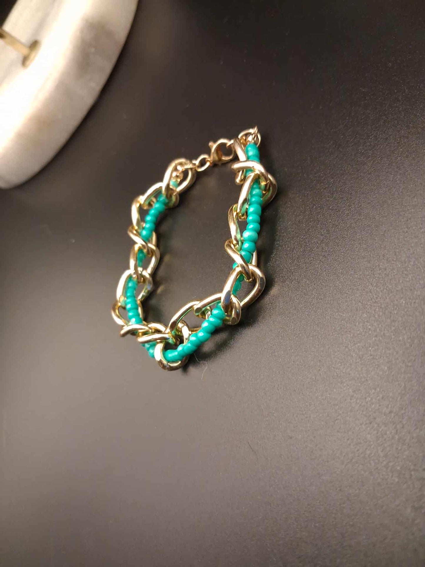 turquoise beaded bracelet