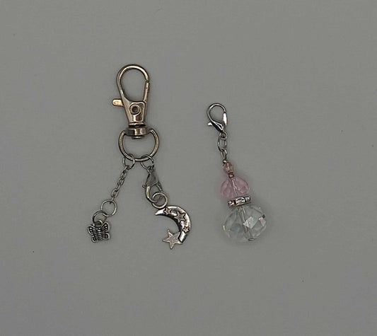 Moonlight Dreams Crystal Keychain