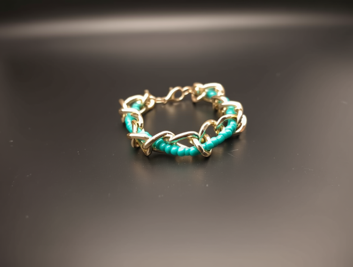 turquoise beaded bracelet