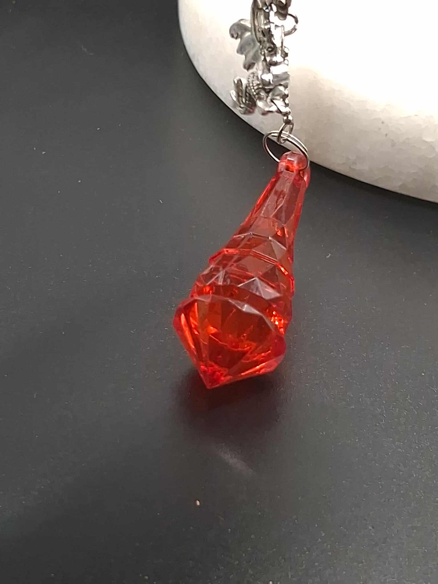 Dragons blood Crystal Dragon Keychain