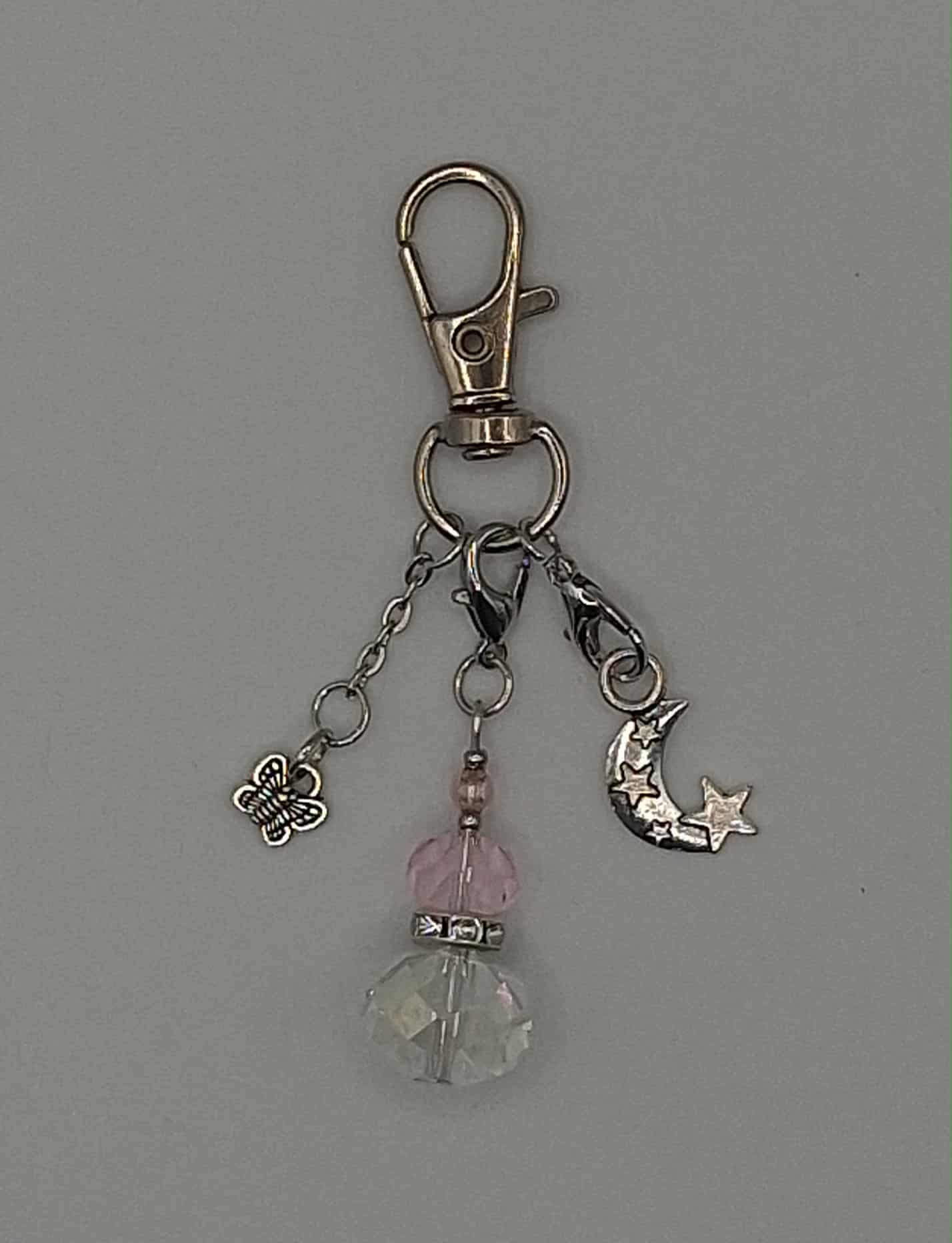 Moonlight Dreams Crystal Keychain
